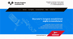 Desktop Screenshot of murphyengines.ie